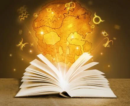 Pirate book Stock Photos