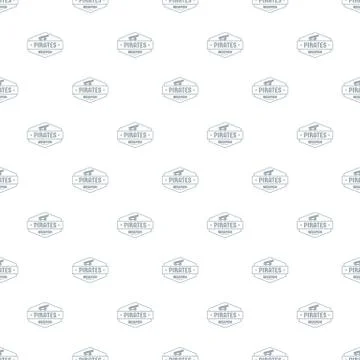 Pirate cannon pattern vector seamless 库存插图