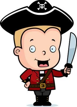Pirate child Stock Illustration