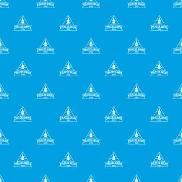 Pirate drink pattern seamless blue 스톡 일러스트