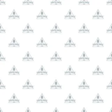 Pirate drink pattern vector seamless 스톡 일러스트
