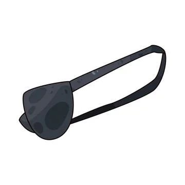 Pirate Eyepatch illustration Stock Illustration