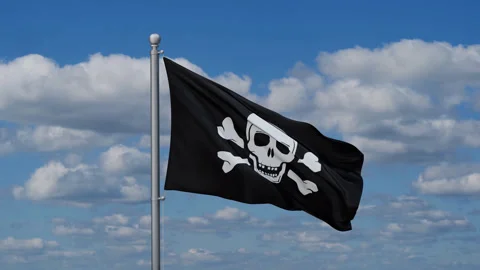 Pirate flag Stock Footage 279245539