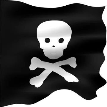 Pirate Flag Stock Illustration