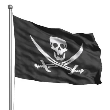 Pirate flag Stock Illustration