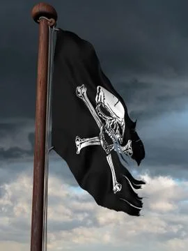 Pirate flag Stock Illustration