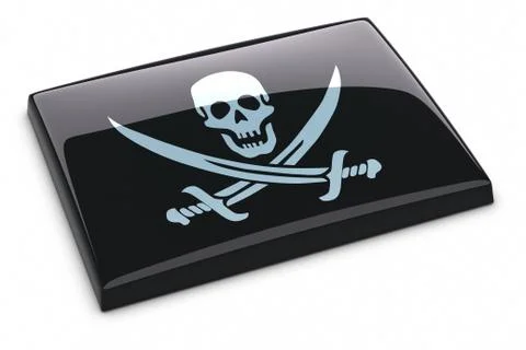 Pirate flag Stock Illustration