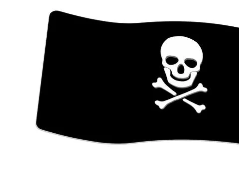 Pirate flag Stock Illustration