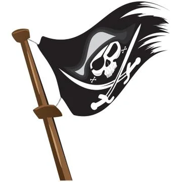 Pirate flag Stock Illustration