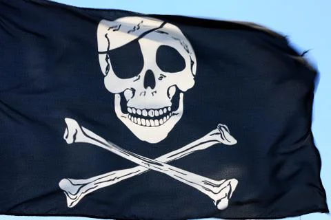 Pirate flag Stock Photos