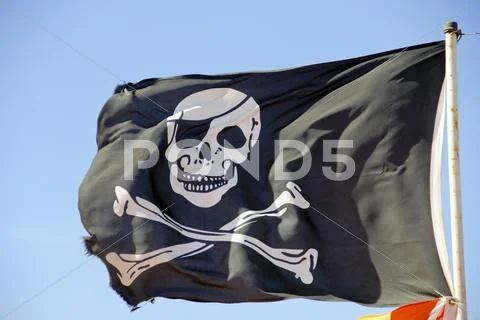 Pirate flag Stock Photos