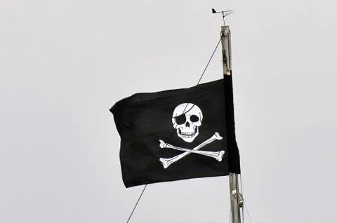 Pirate flag Stock Photos