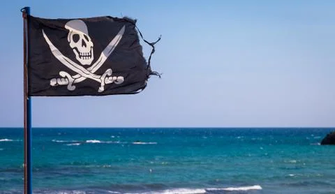 Pirate flag Stock Photos