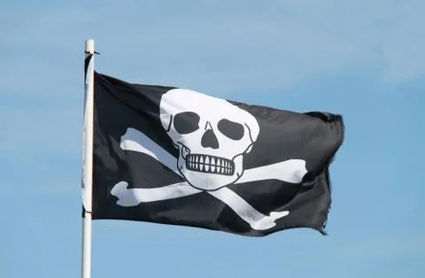 Pirate Flag. Stock Photos