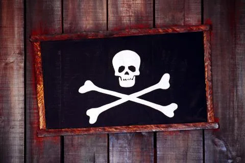 Pirate frame Stock Photos
