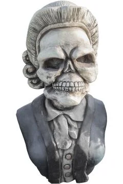 Pirate ghost statue isolate on white background. Foto stock