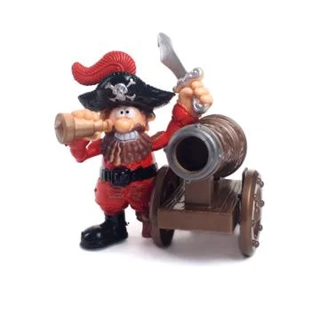Pirate with a gun Stock Photos