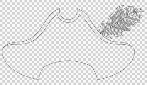 Pirate Hat Outline Stock Illustration