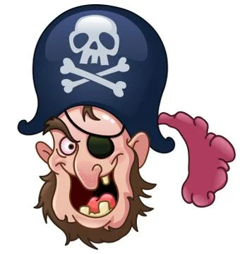 Pirate head Stock Illustration