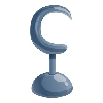 Pirate hook icon, cartoon style Stock Illustration