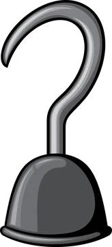 Pirate hook Stock Illustration