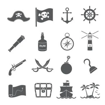 Pirate icon Stock Illustration
