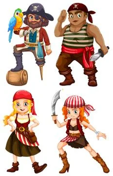 Pirate Illustrazione stock