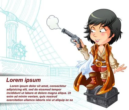 Pirate. Stock Illustration