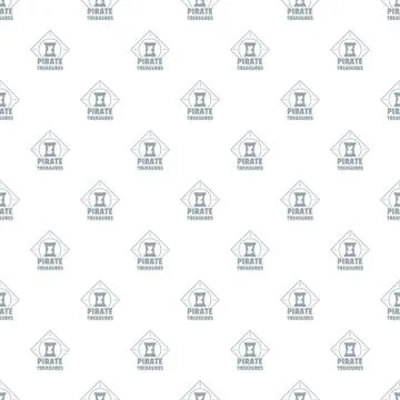 Pirate pattern vector seamless Stockillustratie