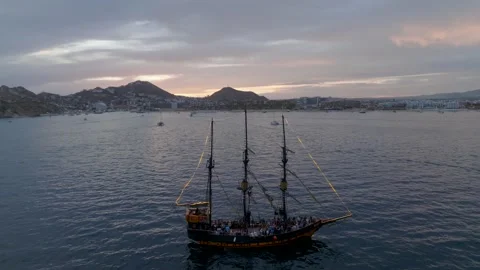 Pirate Ship in Cabo San Lucas Mexico Vidéo 292836152