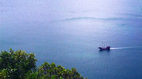 Pirate ship Video stock 74875221