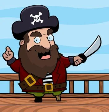 Pirate Ship Stock Illustration