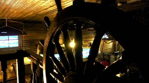 Pirate ship interior Stock Footage 73854502