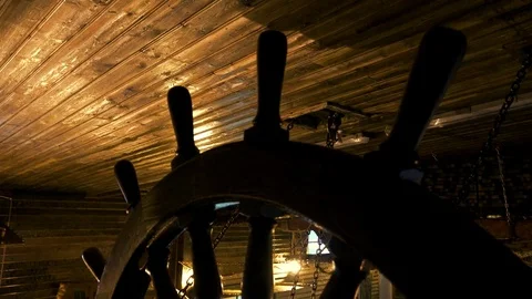 Pirate ship interior Stock Footage 73855063