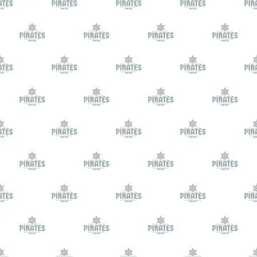 Pirate ship pattern seamless 스톡 일러스트
