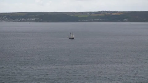 Pirate Ship Sailing Boat Seq A Pt 2 of 9 Stock Footage 240936331