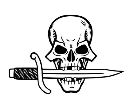 Pirate skull Stock Illustration