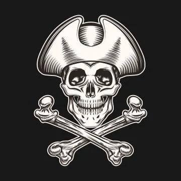 Pirate Skull Stock Illustration