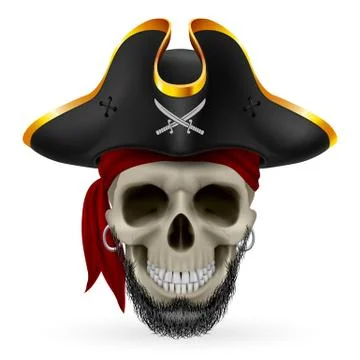 Pirate Skull Stock Illustration