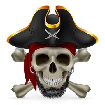 Pirate Skull Stock Illustration