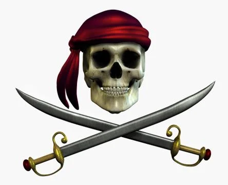 Pirate Skull Stock Illustration