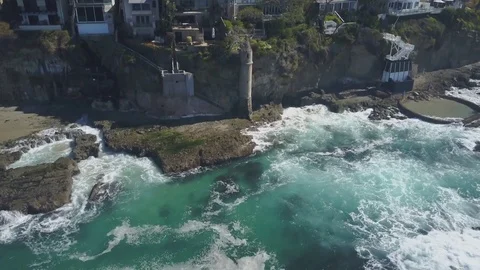 Pirate Tower Laguna Beach Video stock 73439167