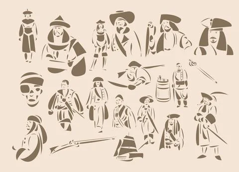 Pirates Collection イラスト素材