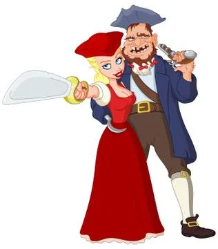 Pirates Illustrazione stock