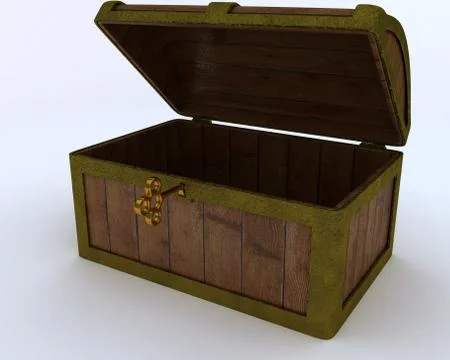 Pirates treasure chest Stock Illustration
