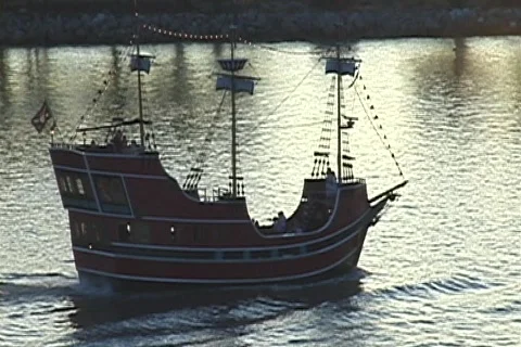 PirateShip Stock Footage 160306