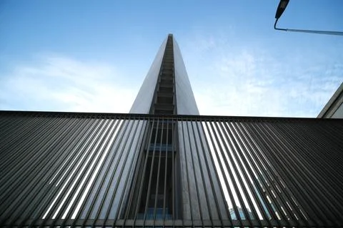 Pirelli skyscraper. Stock Photos