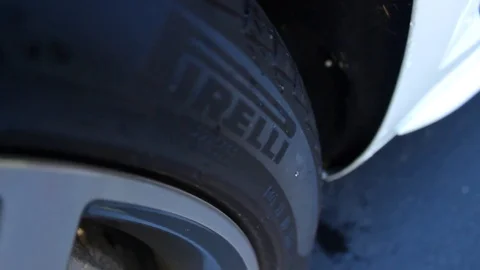 Pirelli Tire Marks Stock Footage 83945502