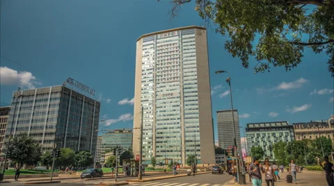 Pirelli tower. Long shot Video stock 54664109