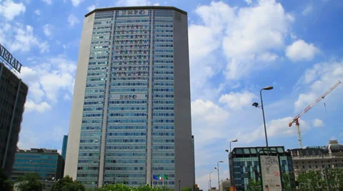 Pirellone, Milan Stock Footage 39654150